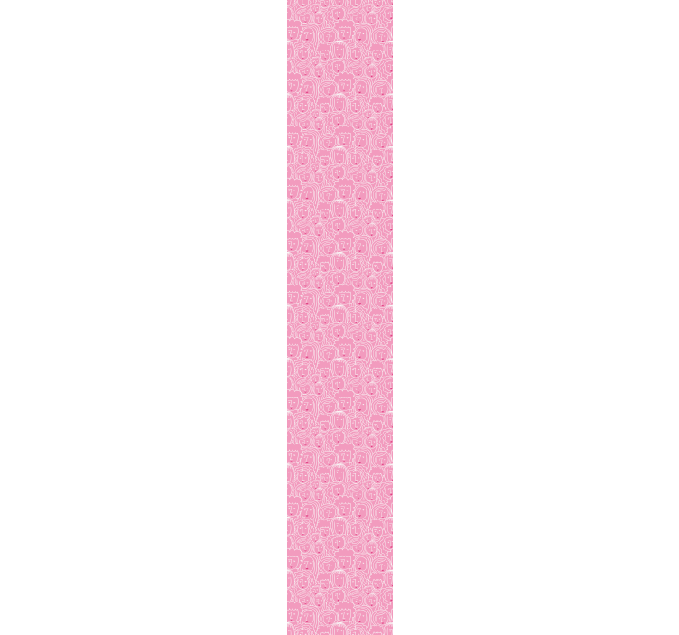 Papel de parede artístico rostos de meninas - TenStickers