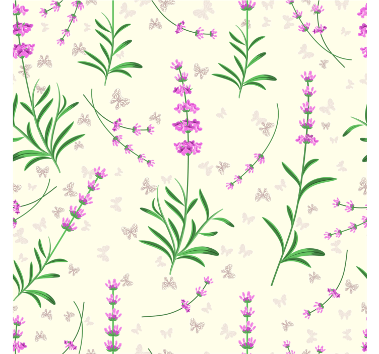 papel de parede quarto de casal projeto de plantas rosa - TenStickers