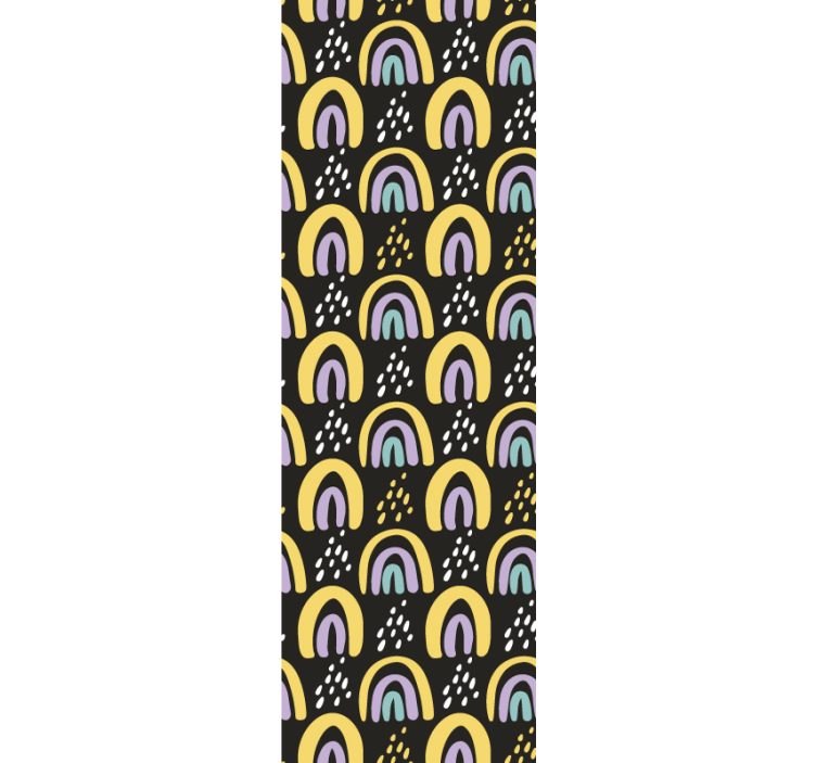 Papel de parede moderno Arco-íris  - TenStickers