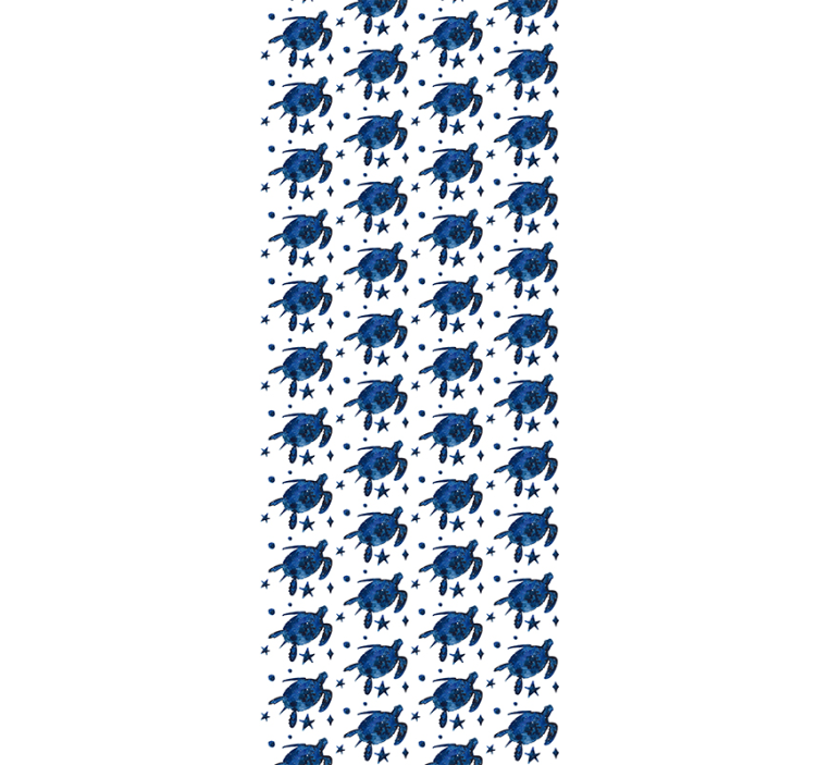 papel de parede animais tartarugas marinhas azuis - TenStickers
