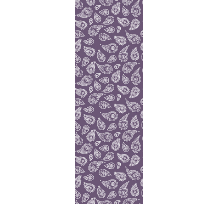 papel de parede floral elegante padrão de lágrima - TenStickers