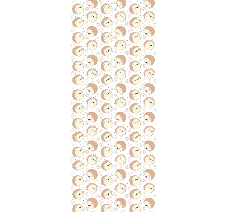 papel de parede infantil motivo ouriço - TenStickers