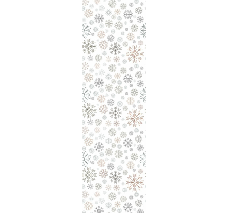 Papel de parede Natal pingente de floco de neve de inverno - TenStickers