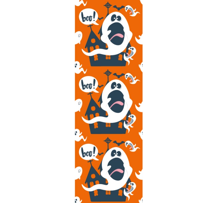 Papel de parede halloween fantasmas e assombrações - TenStickers