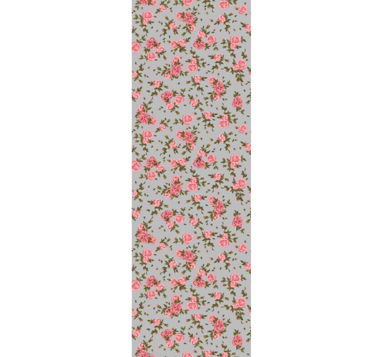 papel de parede floral Padrão de rosas - TenStickers