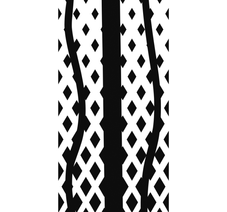 papel de parede moderno Viagens pretas - TenStickers