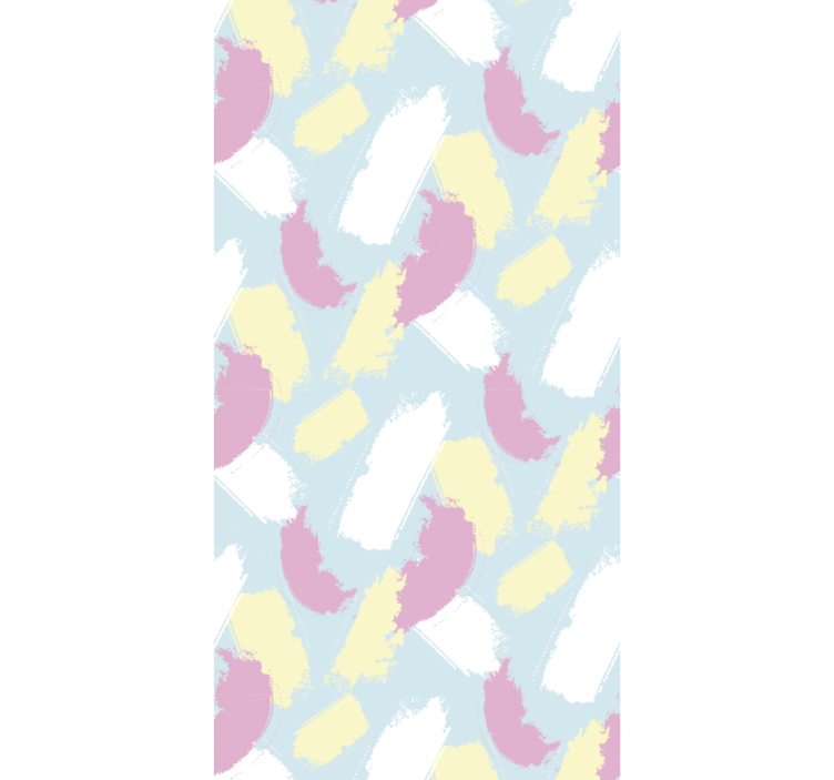 papel de parede quarto de casal marcas de pincel abstratas - TenStickers