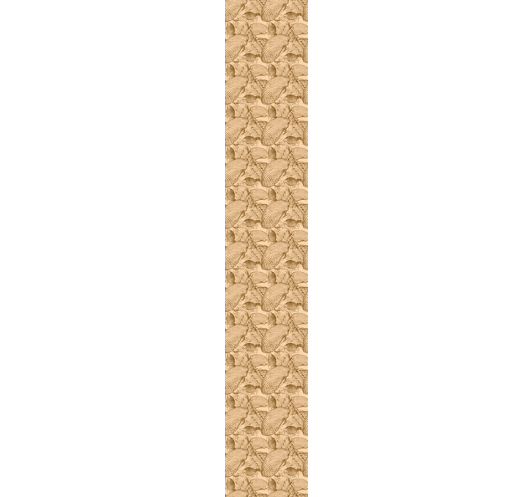papel de parede vintage Conchas vintage - TenStickers