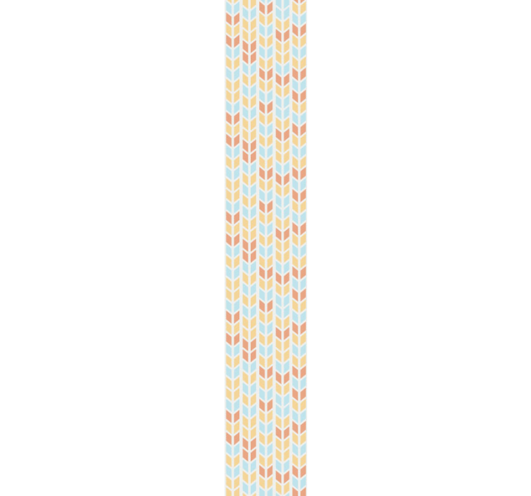 papel de parede formas geométricas setas azuis e bege - TenStickers