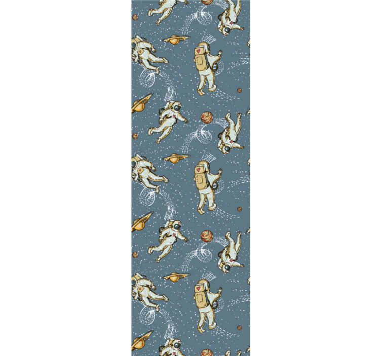 papel de parede infantil Astronauta espacial - TenStickers