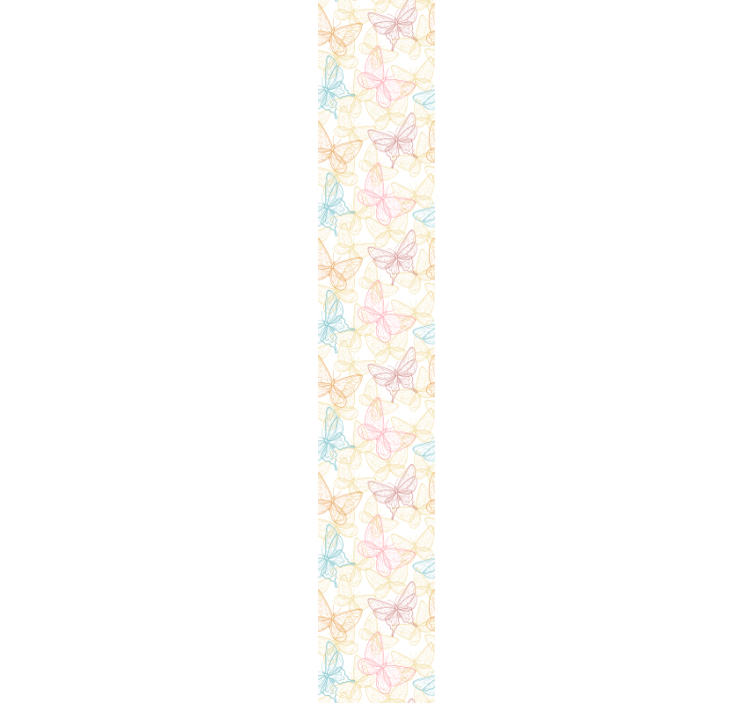 papel de parede Borboleta multicolorida - TenStickers