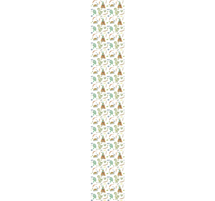 papel de parede infantil Dinossauros em aquarela - TenStickers