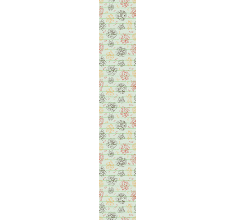 papel de parede floral arranjo de suculentas - TenStickers