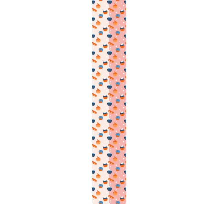 papel de parede para cozinha motivo de doces - TenStickers