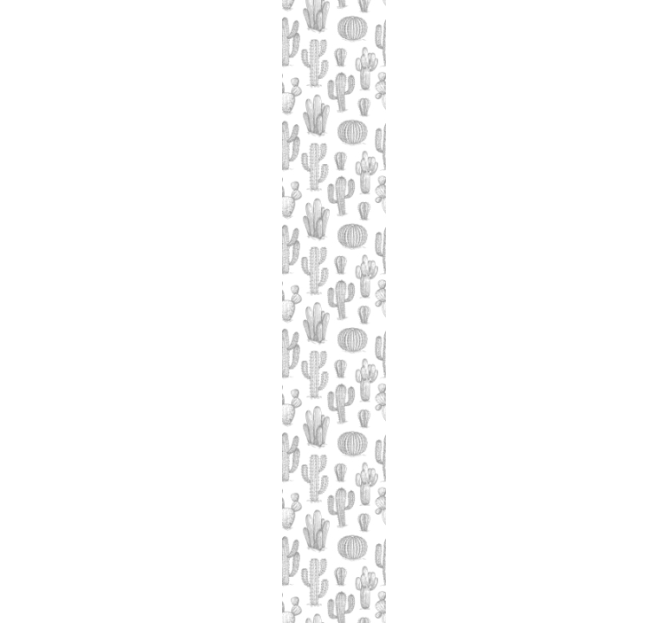 Papel de parede natureza padrão de cacto - TenStickers