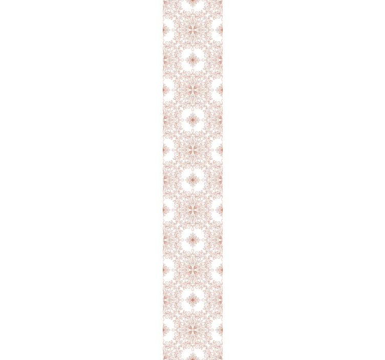 papel de parede de flores floral ornamentado - TenStickers