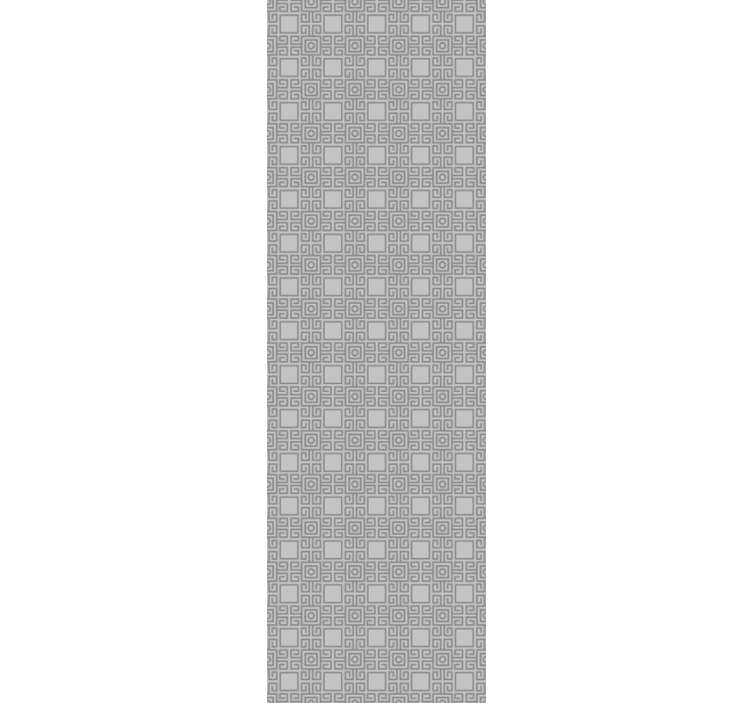 Papel de parede formas geométricas padrão quadrado - TenStickers