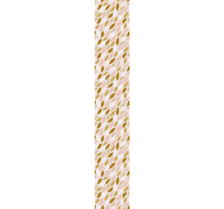 Papel de parede folhas padrão de folha de outono - TenStickers