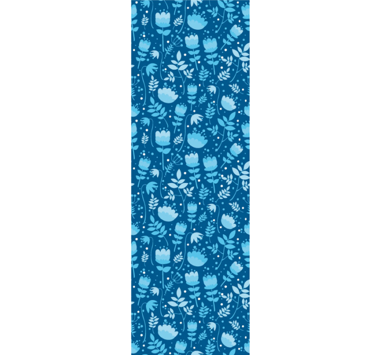 papel de parede de flores desenho de padrão floral - TenStickers