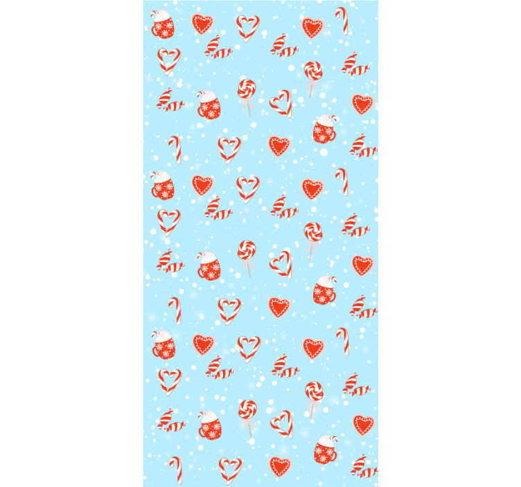 Papel de parede Natal doces festivos - TenStickers