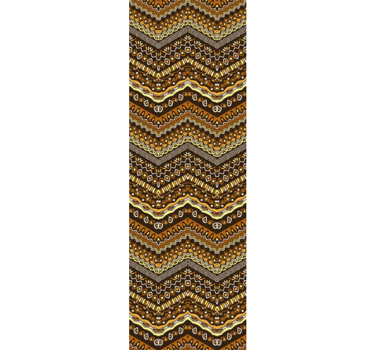 papel de parede artístico padrão ornamental - TenStickers