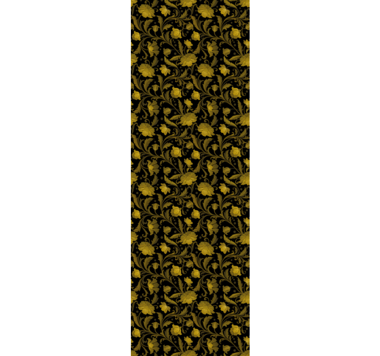 papel de parede floral florais ornamentais - TenStickers