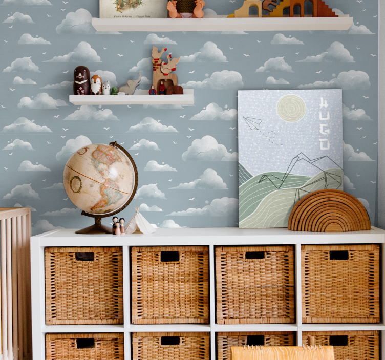 Papel de parede natureza céu nublado - TenStickers