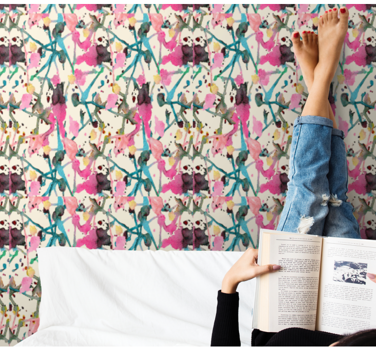 Papel de parede natureza botânicos abstratos - TenStickers