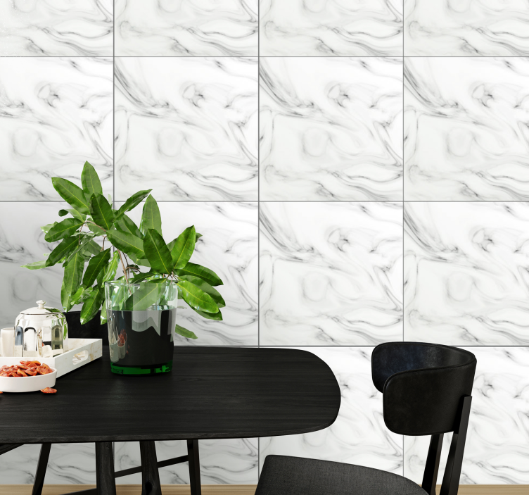 papel de parede mármore redemoinhos de mármore - TenStickers