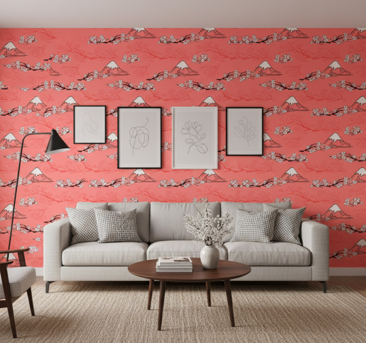 Papel de parede árvores primavera - TenStickers