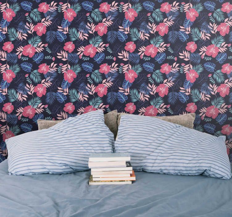 Papel de parede natureza botânicos tropicais - TenStickers