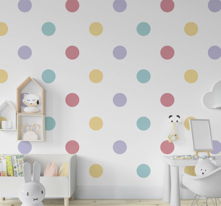 Papel de parede para quarto Confetes coloridos - TenStickers