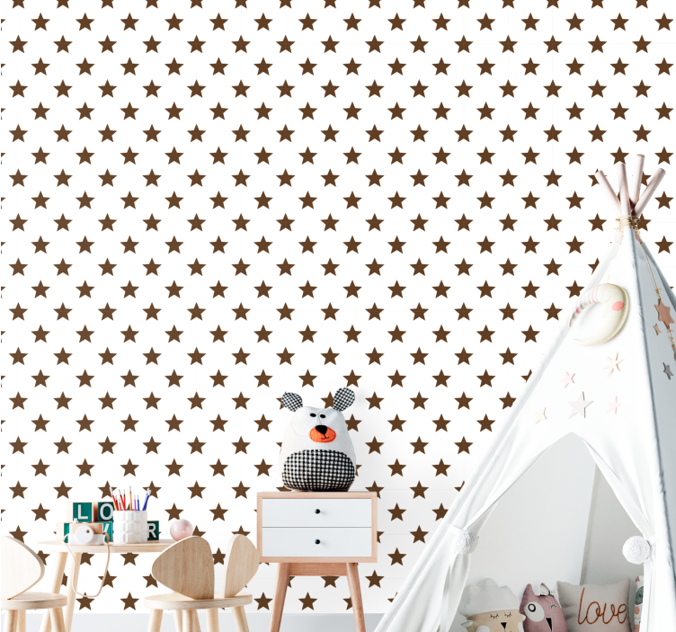 Papel de parede estrelas espaço cheio de estrelas - TenStickers