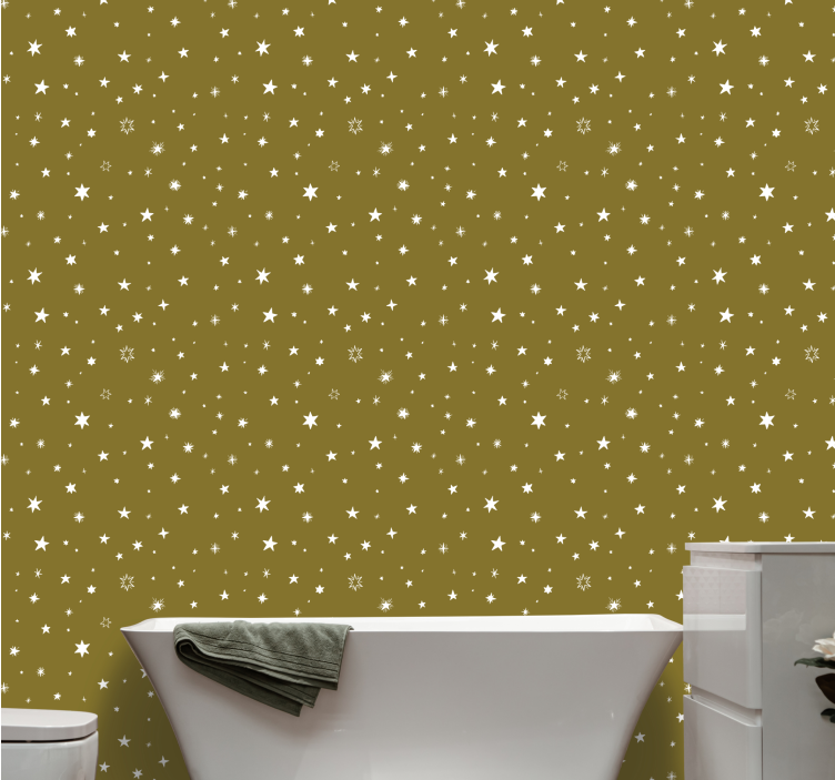 Papel de parede estrelas estética estrelada - TenStickers