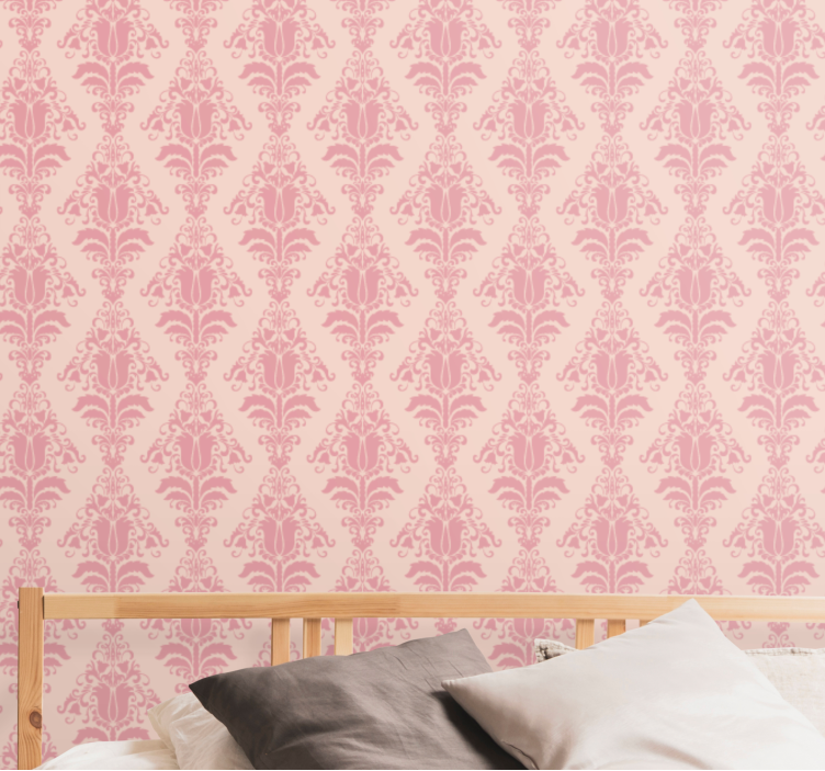 papel de parede floral motivos botânicos graciosos - TenStickers