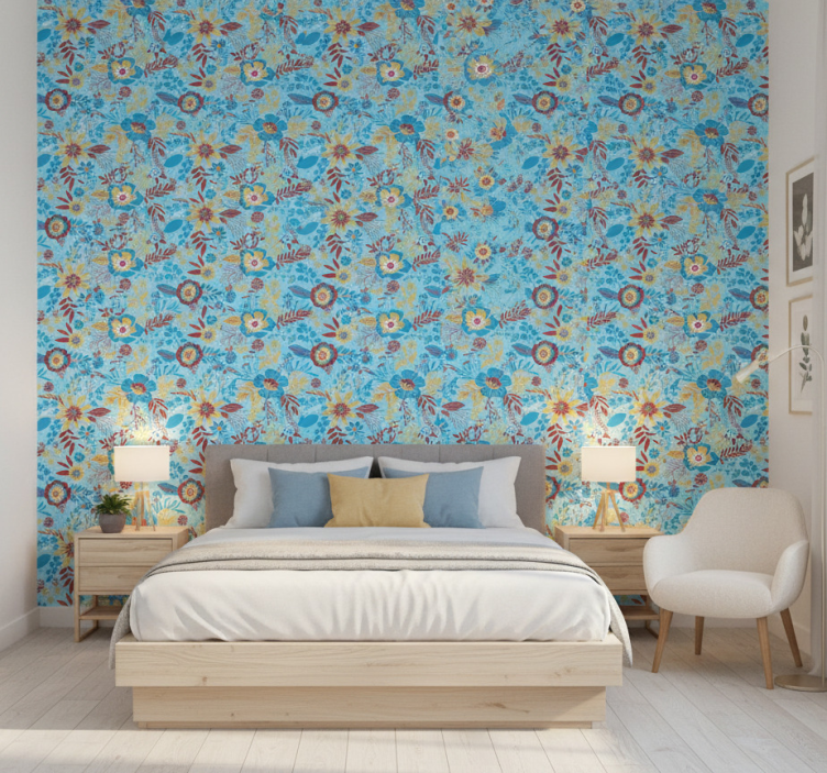 Papel de parede flores flores da primavera - TenStickers