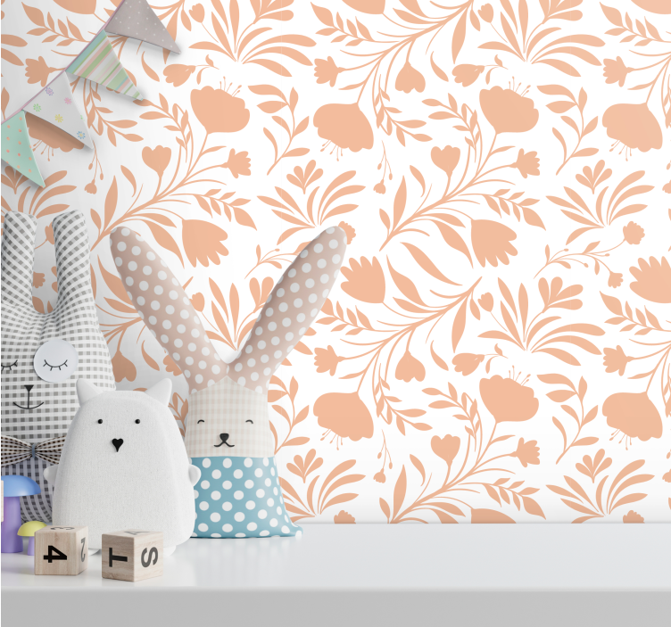 papel de parede flores vibrações florais da primavera - TenStickers