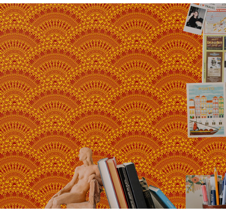 Papel de parede formas geométricas arcos geométricos - TenStickers