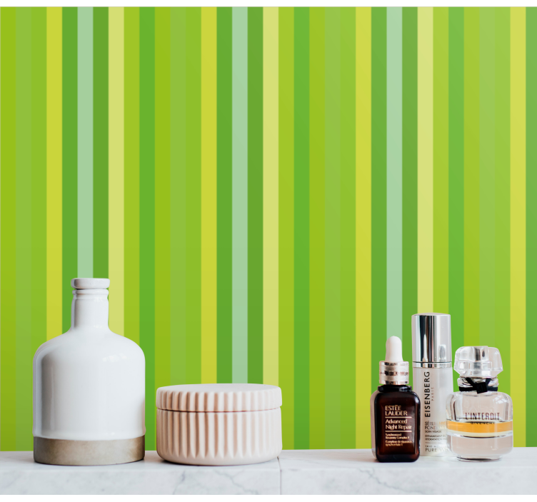 papel de parede vertical fundo listrado - TenStickers