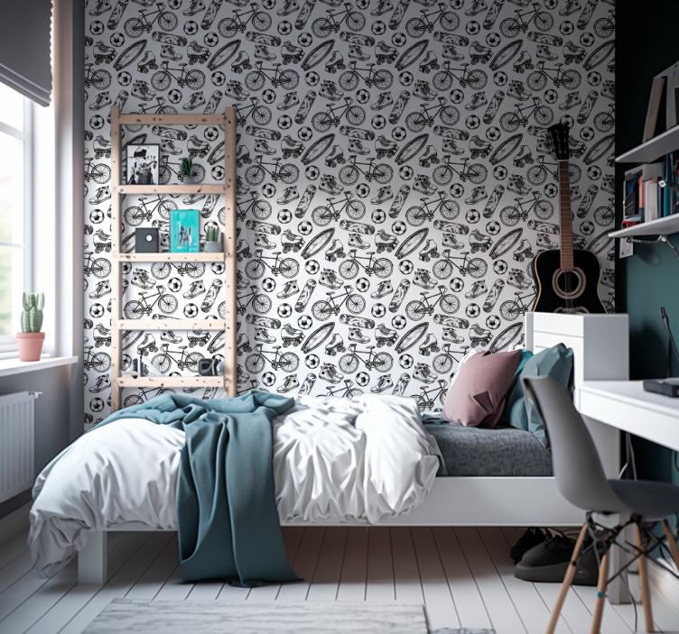 Papel de parede ícones desportivos - TenStickers