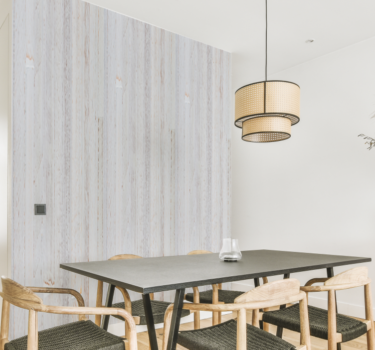 Papel de parede Padrão de madeira elegante - TenStickers