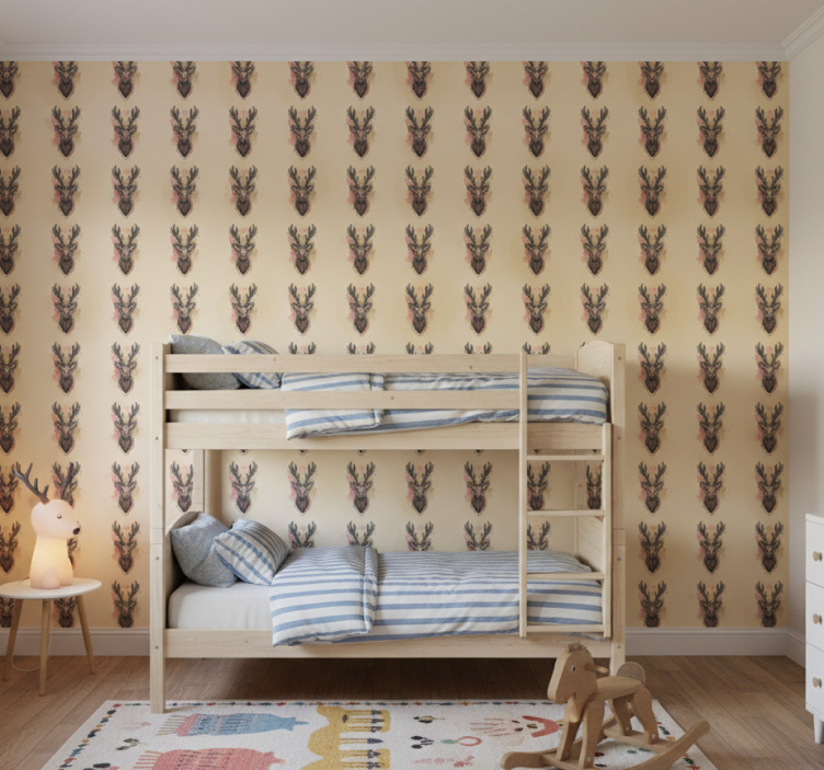 Papel de parede infantil corço - TenStickers