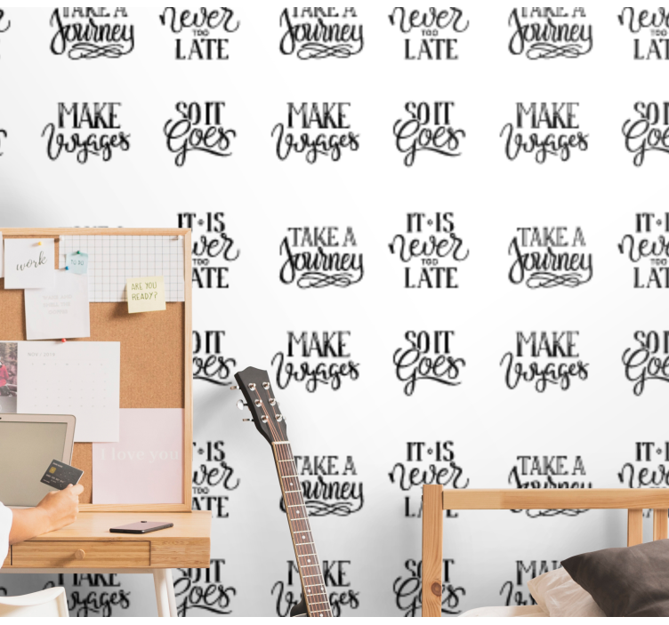 papel de parede letras citações motivacionais - TenStickers