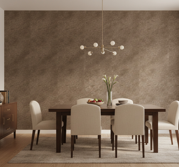 Papel de parede mármore efeito elegante marrom - TenStickers