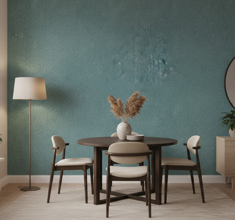 Papel de parede mármore em tom verde azulado suave - TenStickers