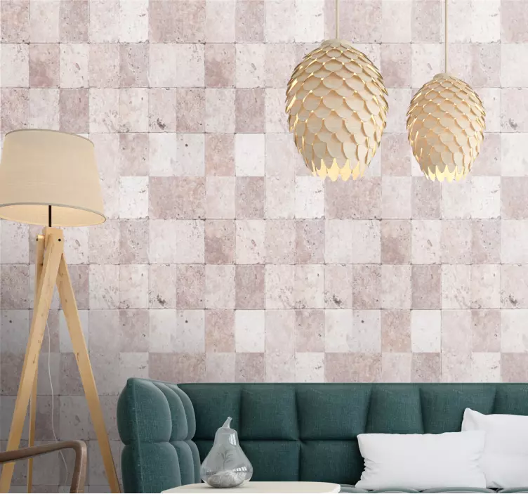 papel de parede mármore superfície texturizada elegante - TenStickers