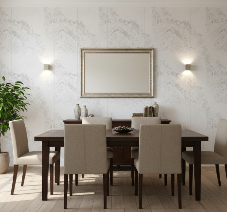 Papel de parede mármore textura cinza suave - TenStickers