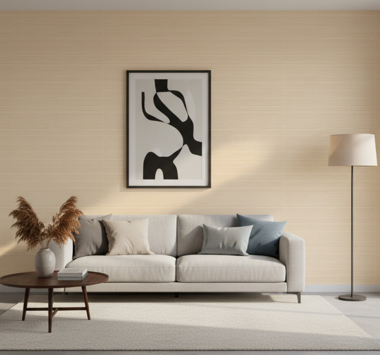 Papel de parede moderno bege - TenStickers