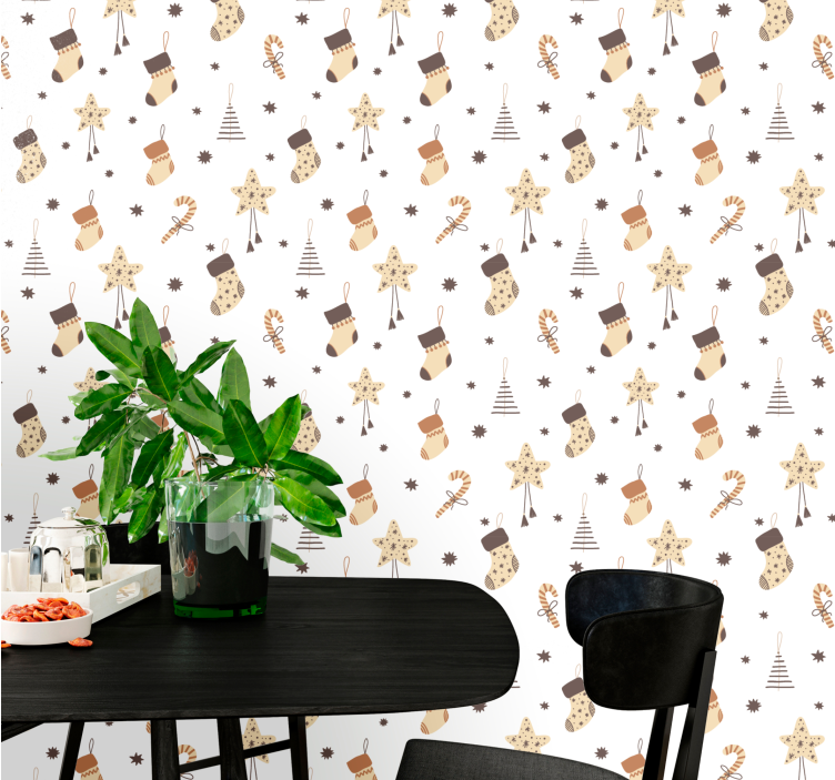 Papel de parede Natal imagens festivas do feriado - TenStickers