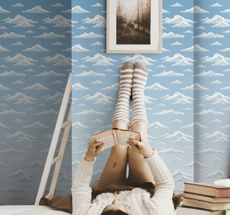 Papel de parede natureza cena de céu nublado - TenStickers